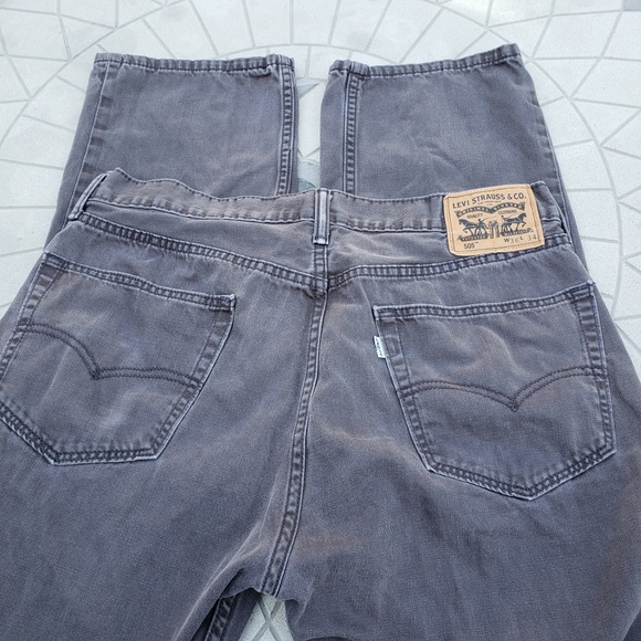 *SOLD* Levi's 505 Straight Jeans 36x34 - Picture 3 of 7